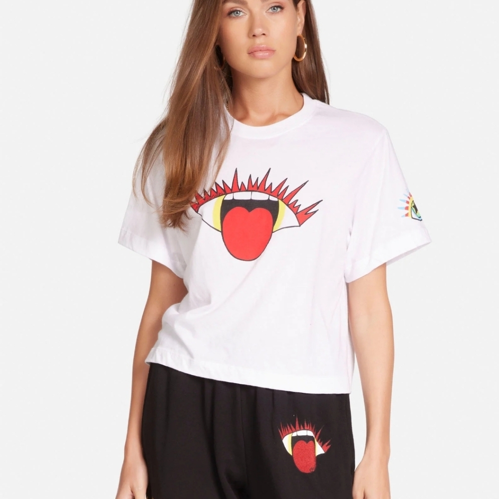 Lauren Moshi Rocker Eye Rue tee - Picture 3 of 14